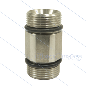 M24 snelkoppeling  verbindingsnippel - RVS - 600 bar - AR9