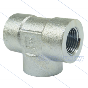 T-stuk - staal - 3 x 1/4"Bi