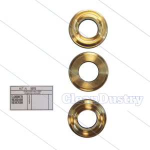 Kit 86 - Set messing ringen + O-ringen Ø15mm ( 3x)
