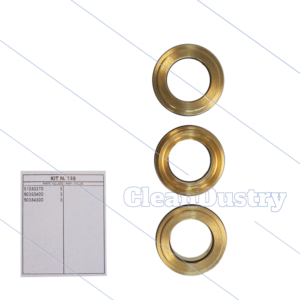 Kit 139 - Messing ring en 2 x O-ringen (3x)