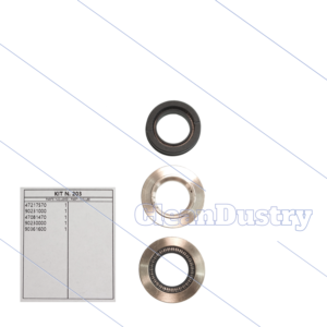 Kit 203 - Complete afdichtingsset voor 1 plunjer Ø22mm - serie 47(V)HT