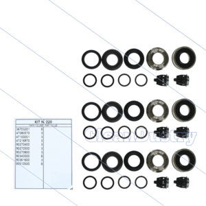 Kit 220 - Complete afdichtingsset met kleppen Ø20mm - voor ombouw naar serie 47 (V)HT