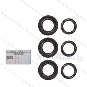 Kit 243 - Afdichtingsset voor 3 plunjers Ø15mm - serie 60(V)HT