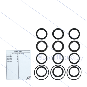 Kit 299 - Manchetset voor 3 plunjers Ø36mm - Serie AB