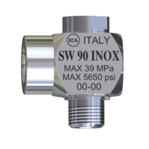Haakse Swivel - SW90 RVS 1/2" bu x 1/2" bi