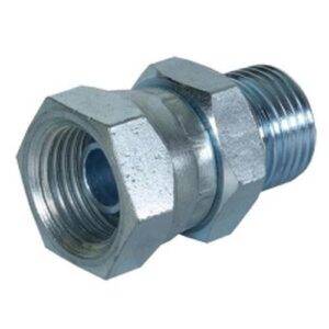Verloopnippel - staal - 1"Bu x 1.1/2"Wartel